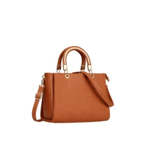 Lauren Hand Bag Inc Brown Shoulder Satchel Bag for Women