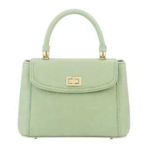 Lauren Hand Bag Inc Elegant Green Satchel Handbag for Women